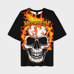 Футболка оверсайз мужская Megadeth, цвет: 3D-принт