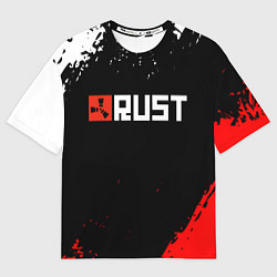 Футболка оверсайз мужская RUST, цвет: 3D-принт