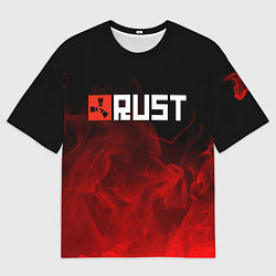 Футболка оверсайз мужская RUST, цвет: 3D-принт