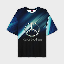 Футболка оверсайз мужская Mercedes, цвет: 3D-принт