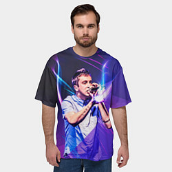 Футболка оверсайз мужская Тайлер Джозеф, цвет: 3D-принт — фото 2