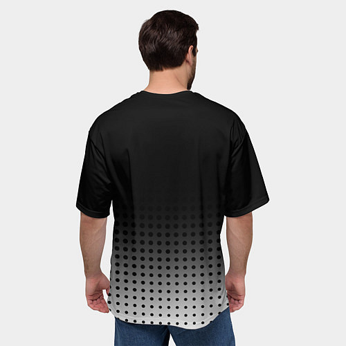 Мужская футболка оверсайз Mazda / 3D-принт – фото 4