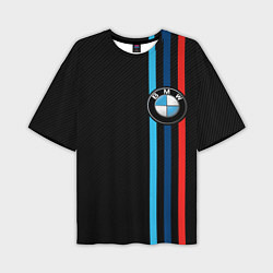Футболка оверсайз мужская BMW M SPORT CARBON, цвет: 3D-принт
