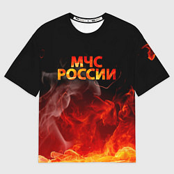 Футболка оверсайз мужская МЧС России, цвет: 3D-принт