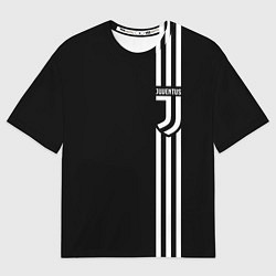 Футболка оверсайз мужская JUVENTUS, цвет: 3D-принт