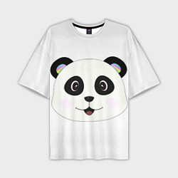 Мужская футболка оверсайз Panda