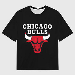 Футболка оверсайз мужская CHICAGO BULLS, цвет: 3D-принт