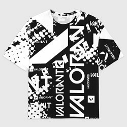 Футболка оверсайз мужская Valorant, цвет: 3D-принт
