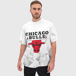 Футболка оверсайз мужская CHICAGO BULLS, цвет: 3D-принт — фото 2