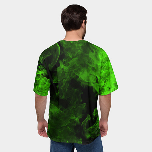 Мужская футболка оверсайз MONSTER ENERGY / 3D-принт – фото 4