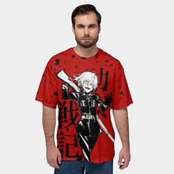 Футболка оверсайз мужская Дьявол, цвет: 3D-принт — фото 2