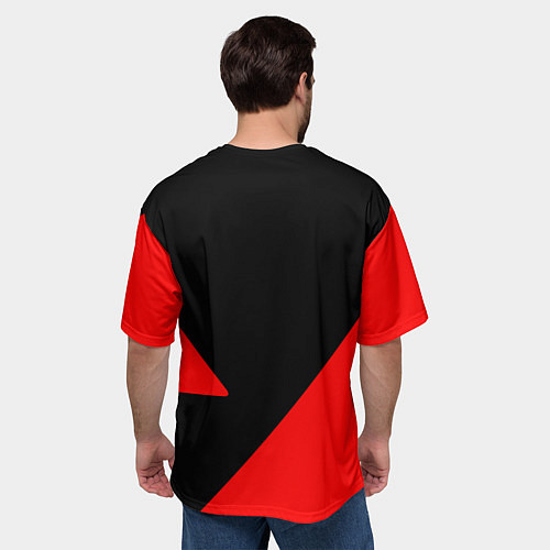Мужская футболка оверсайз VALORANT / 3D-принт – фото 4