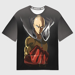 Футболка оверсайз мужская One Punch Man, цвет: 3D-принт