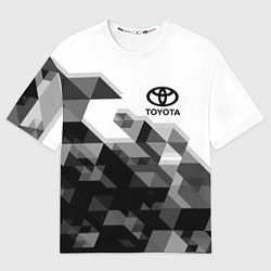 Футболка оверсайз мужская TOYOTA, цвет: 3D-принт