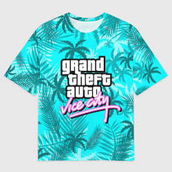 Футболка оверсайз мужская GTA VICE CITY, цвет: 3D-принт