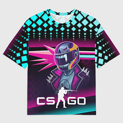 Мужская футболка оверсайз НЕОНОВЫЙ ГОНЩИК