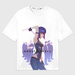 Футболка оверсайз мужская Ghost in the Shell Section 9, цвет: 3D-принт