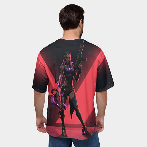 Мужская футболка оверсайз Lover of Reyna / 3D-принт – фото 4