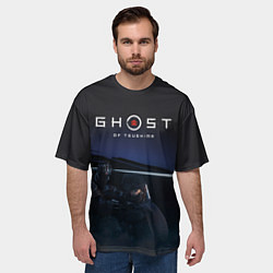 Футболка оверсайз мужская Ghost of Tsushima, цвет: 3D-принт — фото 2