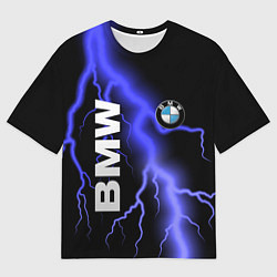 Футболка оверсайз мужская BMW, цвет: 3D-принт