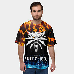 Футболка оверсайз мужская The Witcher, цвет: 3D-принт — фото 2
