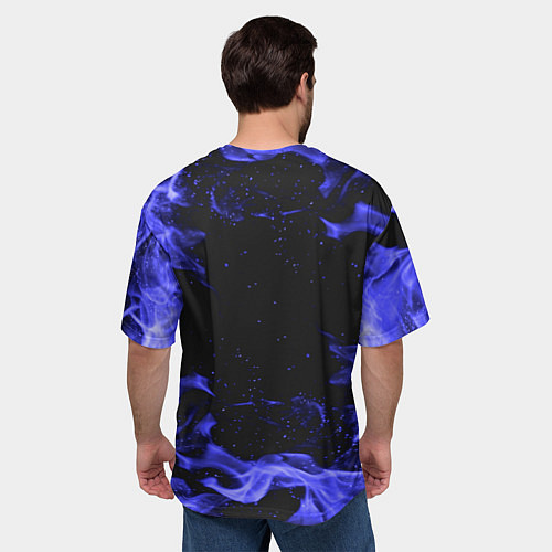 Мужская футболка оверсайз VALORANT OMEN / 3D-принт – фото 4