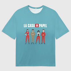Футболка оверсайз мужская БУМАЖНЫЙ ДОМ, цвет: 3D-принт