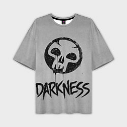 Мужская футболка оверсайз Emblems Darkness