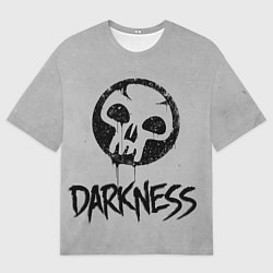 Футболка оверсайз мужская Emblems Darkness, цвет: 3D-принт