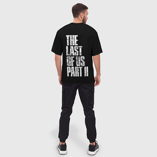 Мужская футболка оверсайз THE LAST OF US спина Z / 3D-принт – фото 4