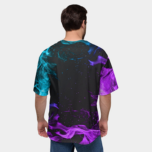 Мужская футболка оверсайз VALORANT OMEN / 3D-принт – фото 4