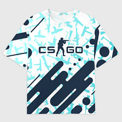 Мужская футболка оверсайз CS GO КС ГО
