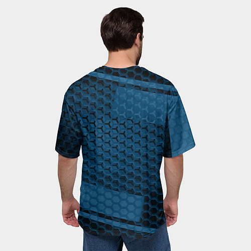 Мужская футболка оверсайз FORD / 3D-принт – фото 4