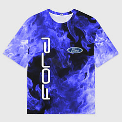 Футболка оверсайз мужская FORD, цвет: 3D-принт