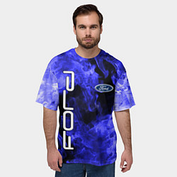 Футболка оверсайз мужская FORD, цвет: 3D-принт — фото 2