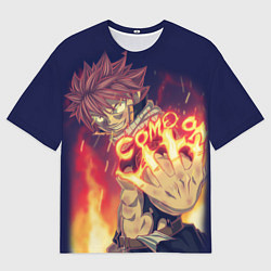 Футболка оверсайз мужская FAIRY TAIL ХВОСТ ФЕИ, цвет: 3D-принт