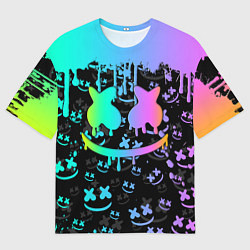 Футболка оверсайз мужская MARSHMELLO, цвет: 3D-принт