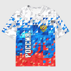 Мужская футболка оверсайз RUSSIA SPORT