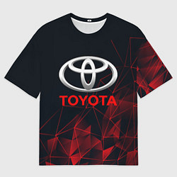 Футболка оверсайз мужская TOYOTA, цвет: 3D-принт