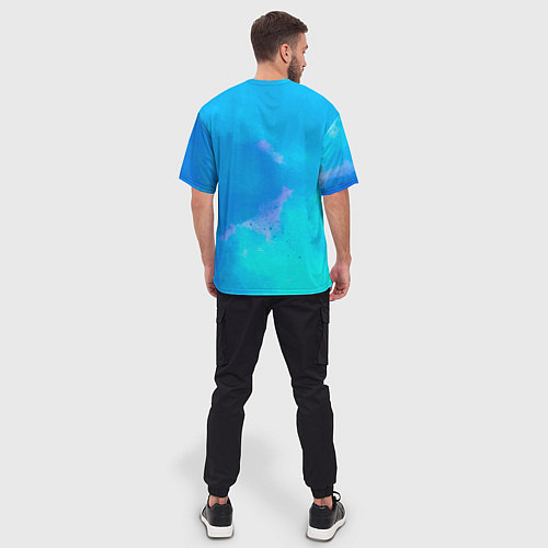 Мужская футболка оверсайз Унесенные призраками Хаку / 3D-принт – фото 4