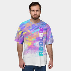 Футболка оверсайз мужская Roblox, цвет: 3D-принт — фото 2