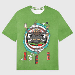 Футболка оверсайз мужская Дедушка Камадзи, цвет: 3D-принт