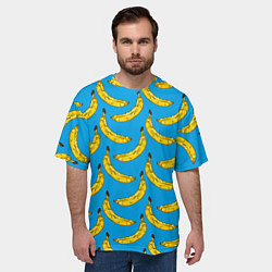 Футболка оверсайз мужская Go Bananas, цвет: 3D-принт — фото 2