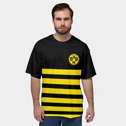 Футболка оверсайз мужская BORUSSIA, цвет: 3D-принт — фото 2