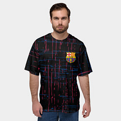 Футболка оверсайз мужская BARSELONA, цвет: 3D-принт — фото 2
