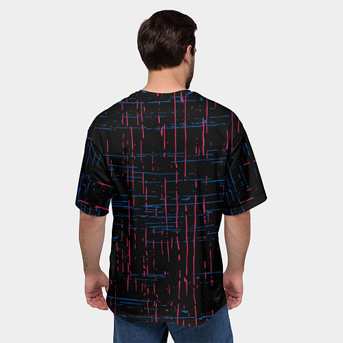 Мужская футболка оверсайз BARSELONA / 3D-принт – фото 4