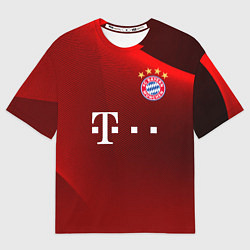 Футболка оверсайз мужская BAYERN MUNCHEN, цвет: 3D-принт