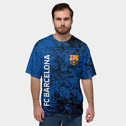 Футболка оверсайз мужская BARSELONA, цвет: 3D-принт — фото 2