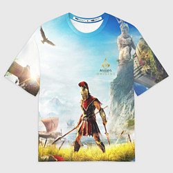 Футболка оверсайз мужская AssassinS Creed Origins odyssey, цвет: 3D-принт