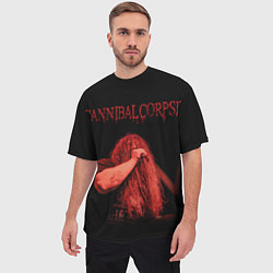 Футболка оверсайз мужская Cannibal Corpse 6, цвет: 3D-принт — фото 2
